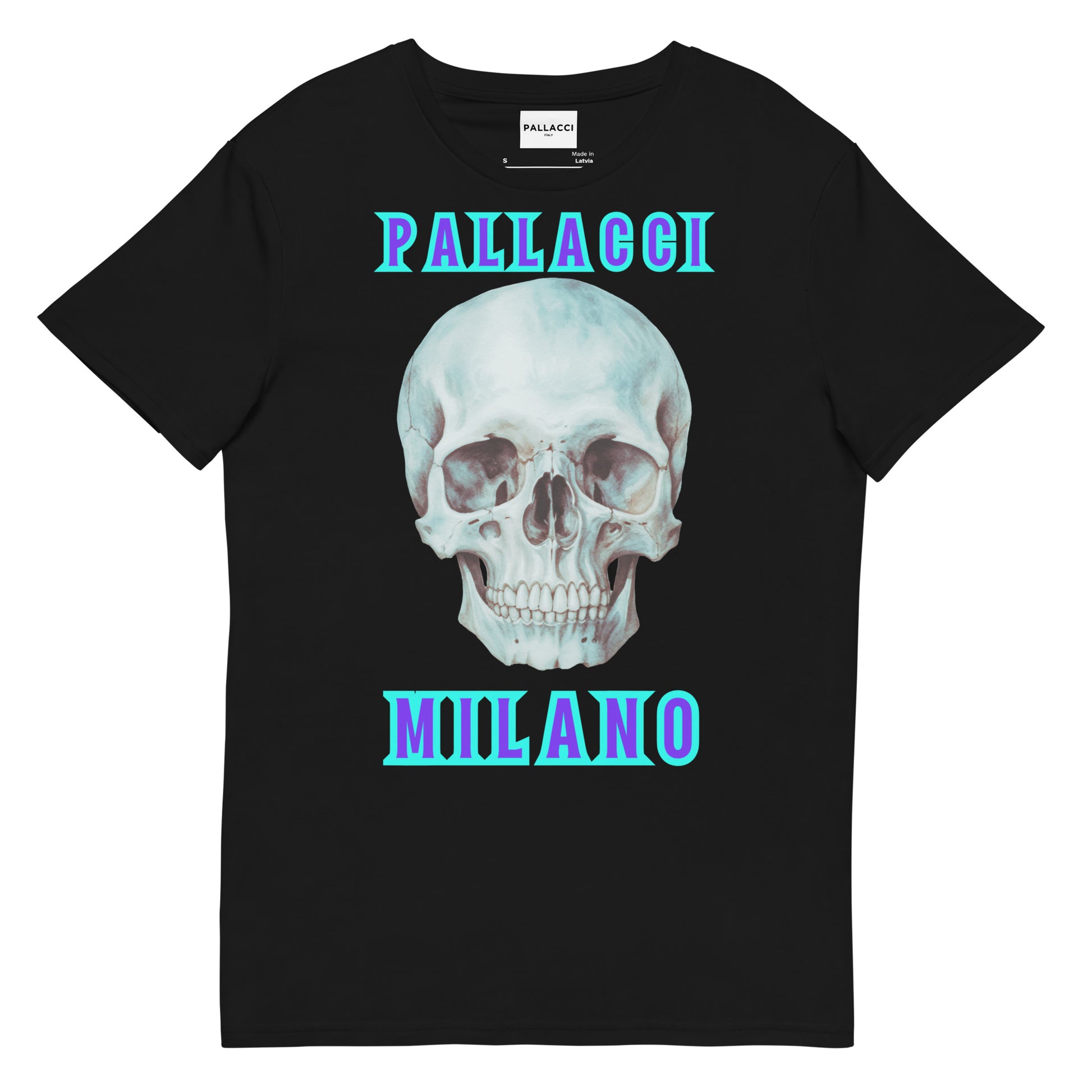 PALLACCI MILANO COTTON PRINTED T-SHIRT 2XL mens-premium-cotton-t-shirt-black-front-67ab228a7da36