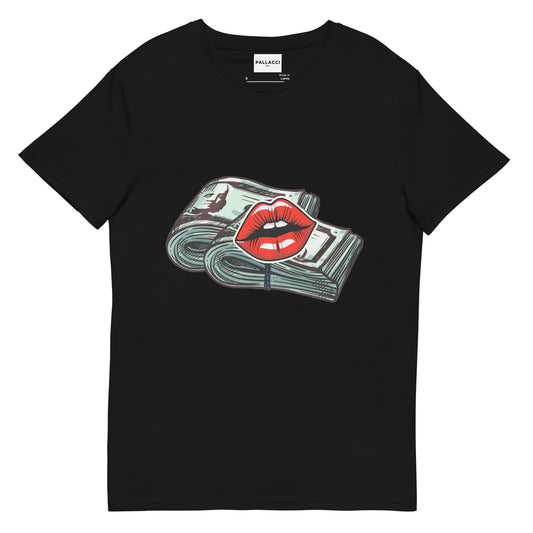 MONEY TALKS FINE COTTON PRINTED T-SHIRT 2XL money-talks-mens-premium-cotton-t-shirt-black-front