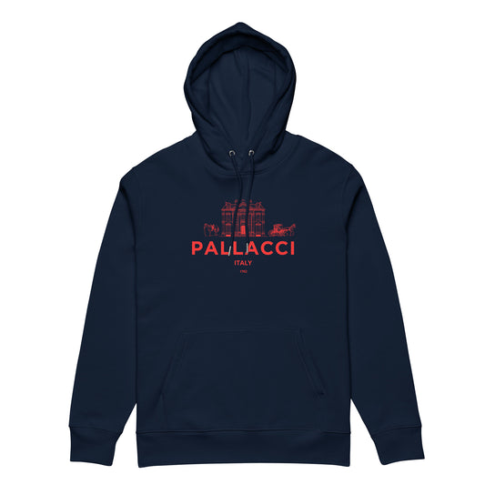THE HOUSE OF PALLACCI HOODED SWEATSHIRT 2XL unisex-essential-eco-hoodie-french-navy-front-67a5d3a15bb3b
